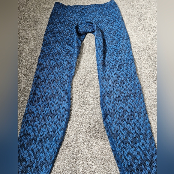 MEC running tights M blue chevron - Picture 10 of 11